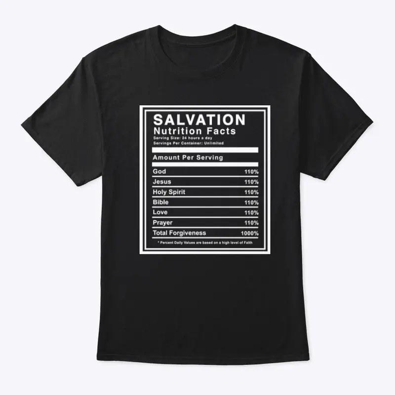 Salvation Nutrition Facts