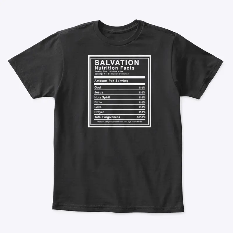 Salvation Nutrition Facts