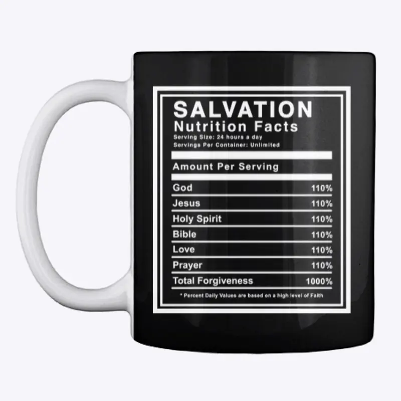 Salvation Nutrition Facts